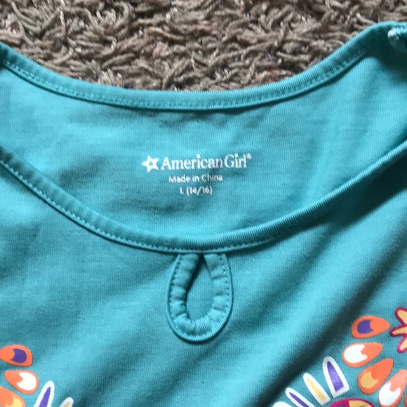 American Girl butterfly garden pajama top - Picture 2 of 2